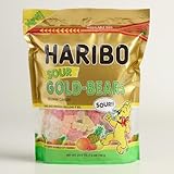 Haribo Gummi Candy Sour Gold-Bears 25.6 oz Resealable Bag