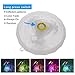 Waterproof Swimming Pool LED lights (7 Lighting Modes), Kids Baby Bath Toys Colorful Bathroom LED Light Toys in the Tub Decorative, Floating Lights for Bathtub Swimming Pool Party Bathroom Pond Spa
