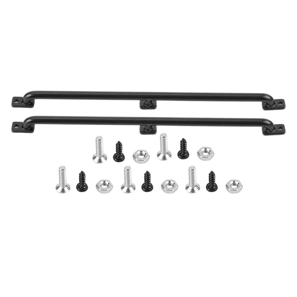 Dilwe RC Car Body Shell Handrail,Metal RC Body Shell Left/Right Handrail Upgrade Replacement Accessory for 1/10 Scale RC Crawler Car(135cm)