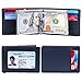 kinzd Slim Wallet with Money Clip RFID Blocking Minimalist Bifold Wallet for Men Genuine Leather Front Pocket Card Holder