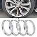 ZHTEAPR 4pc Wheel Hub Centric Rings 73.1 to 64.1 - OD=73.1mm ID=64.1mm - Aluminium Alloy Wheel Hubrings 64.1 to 73.1