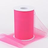 Fuchsia Tulle Roll - 6 Inch X 100 Yard - Tulle for Decoration and Tutu Dresses