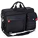 DTBG Nylon Versatile Convertible Spacious Business Casual Travel Laptop Menssenger Briefcase Computer Shoulder Hiking Bag Backpack Daypack For 15.6 - 17.3 Inch Laptop / Notebook/MacBook/Tablet,Black