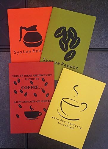 Fauxdori/Travel Journal Inserts Coffee Themed Computer Themed Coffee Lovers