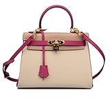 Ainifeel Women's Padlock 32CM 28CM 25 CM Shoulder Handbags Purses Hobo Bag