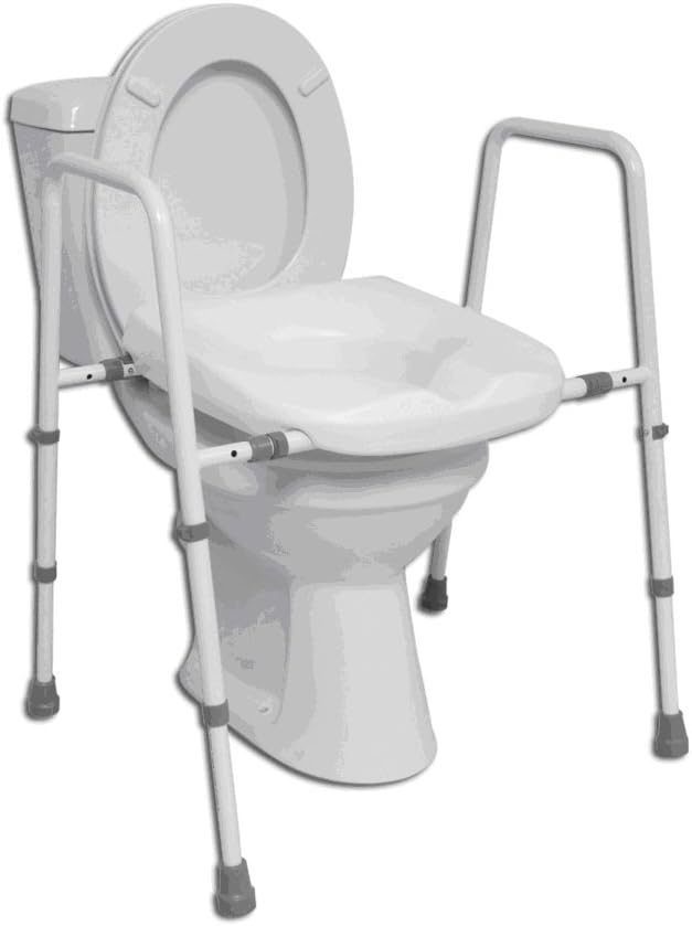 NRS Healthcare M11089 Mowbray Toilet Seat and Frame Free Standing