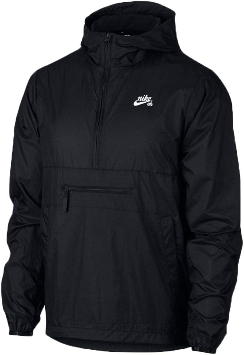 nike anorak jacket black