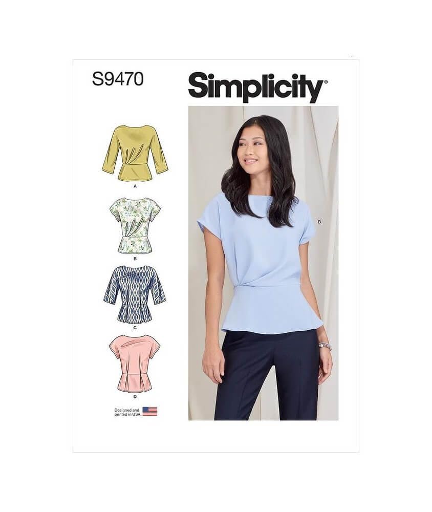 Simplicity SS9470H5 Misses TOP/Vest H5 (6-8-10-12-14)