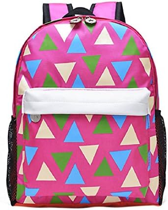 Doinshop Children's Elegant School Bag Little Kid Backpacks Toddler Insulated Lunch Bags (hot pink)