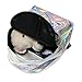 Zicac Girl's Sliver Holographic Laser Leather Backpack Travel Casual Daypack (Silver)