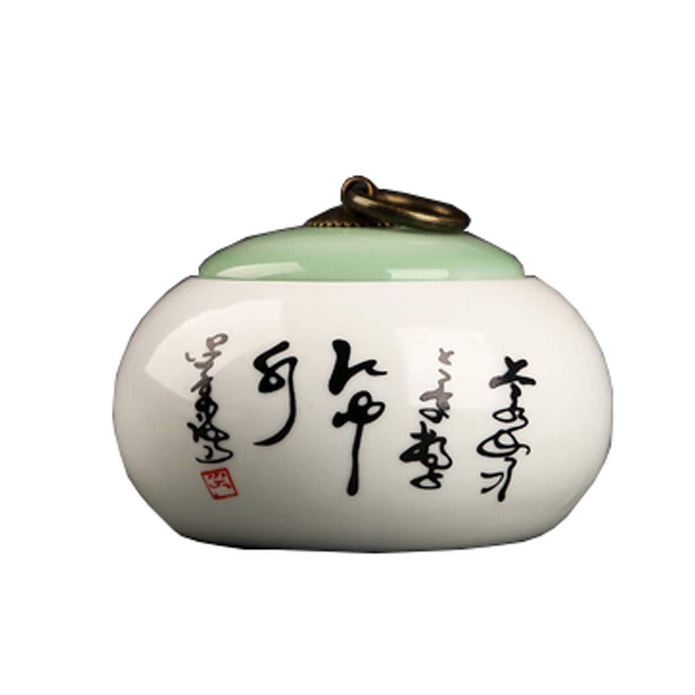 Chinoiserie Tea Caddy Coffee Sugar Sealed Storage Jars Tea Box Kungfu Tea Supplies, E-10
