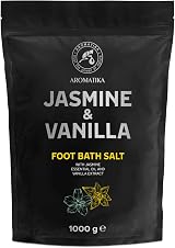 AROMATIKA Foot Bath Salt Jasmine Vanilla 1000g Pedicure Soak Sea Salt Foot Care view 1