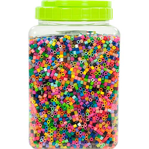 Perler Beads Bulk Assorted Multicolor Fuse Beads for Kids Crafts, 22000