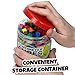 Set of 500 Centimeter Cubes with Storage Container - Mathematics Learning Tool & Educational Teacher Resource for Sorting, Measuring, Counting, & Base-10 Units by Pint-Size Scholars