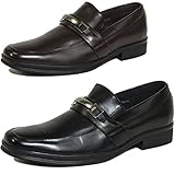 Alpine Swiss Mens Olten Buckle Loafers Slip On Dress Shoes
