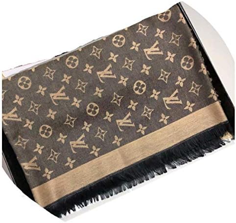 SCOBEE Fashion Luxury Cashmere/Wool Scarf Warm Large Square Scarves Silk Shawl for Women Men