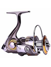 Sougayilang Fishing Reel Spinning  12 + 1BB Ultralight Smooth Powerful Spinning Spels para la pesca de agua dulce de agua salada