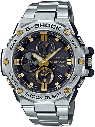 Casio G-SHOCK GST-B100D-1A9JF G Steel Smartphone Link Model from Japan New