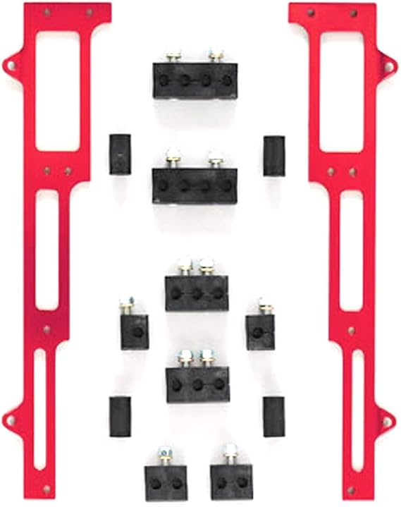 R&M Specialties 1102R Red Spark Plug Wire Loom Set for Big Block Chevy