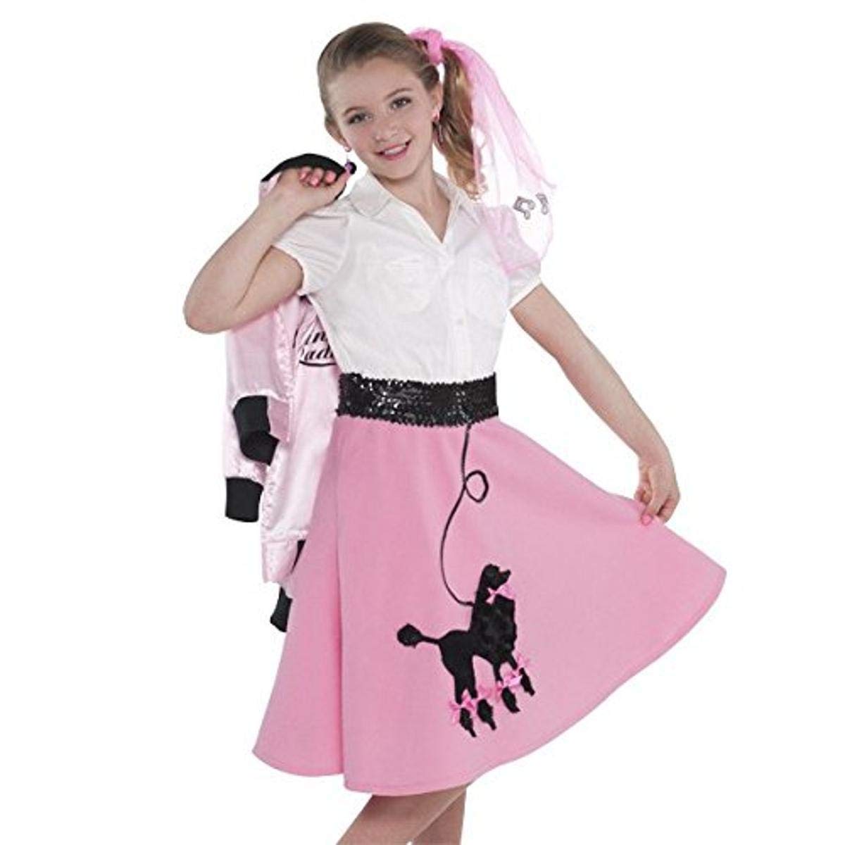 amscan Poodle Child Costume Skirt | Pink | 1 Pc.