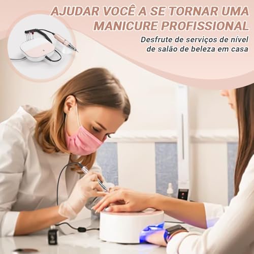 Kit Unhas, Lixadeira Eletrica para Unhas, Lixa Eletrica para Unhas, Lixadeira de Unha