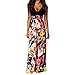 ❤Women Summer Dress,Todaies Womens Casual Dress Sleeveless Scoop Neck Wave Striped Tank Maxi Long Dress 2018 (L, Black 4)