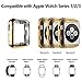 Apple Watch Case for Series 3, Series 2, Series 1 38mm, Icesnail Apple Watch Plate Soft Slim Protective Cover Bumper for iWatch Nike+, Sport, Edition All Models (Gold, 38mm)
