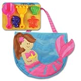 Stephen Joseph Girls' Beach Tote, Mermaid, 15