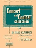 Concert And Contest Collection B Flat Bass Clarinet Solo Part Only (Rubank Educational Library) by 