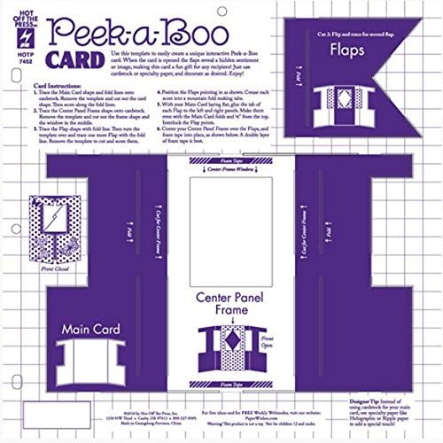 HOTP Template Peek-a-Boo Card HOTP7452