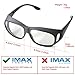 2Pair IMAX Passive Extra Large Lens 3D Glasses Eyewear for Cinema Moviethumb 2