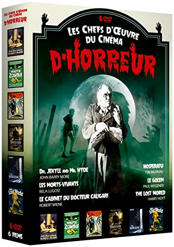 Les Chefs-D'oeuvre Du Cinéma D'horreur : Dr. Jekyll And Mr. Hyde + Les Morts-Vivants + Le Cabinet Du Docteur Caligari + Nosferatu + Le Golem + The Lost World - Pack