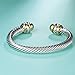 UNY Fashion Jewelry Brand Cable Wire Retro Antique Bangle Elegant Beautiful Valentine
