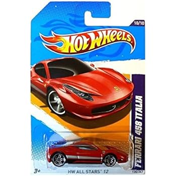 Amazoncom Hot Wheels Hw City 35250 Ferrari 458 Italia