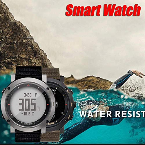 Fovolat Men's Sport Digital Watch Hours Running Swimming Outdoor Sports Watches with Altimeter Barometer Compass Thermometer Weather Functions Suitable as a Gift