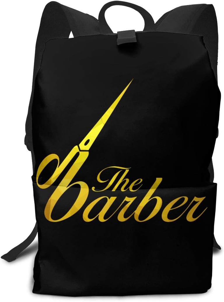 Louise Morrison The Barber Hairdresser Boys Girls Backpack Teens Bookbag for School Or Travel