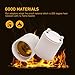 JACKYLED GU24 to E26 E27 Adapter 15-Pack Heat Resistant Up to 392℉ Fire Resistant Converts GU24 Bi-Pin Based Fixture to E26 E27 Standard Screw-in Socket White