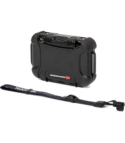 Étui Imperméable Nanuk 908 Prophoto – Noir, Pour Reflex, Avec Mousse, Fabrication Canada