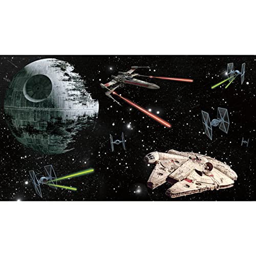 RoomMates Star Wars Classic Vehicles Water Activated Removable Wall Mural, 10.5…