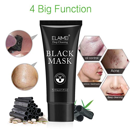 Sunsee blackhead Remover Skin Care Clean Bamboo Charcoal Mask Clip Needle tweezers Set