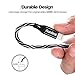 Aonlink Lightning Cable 3Pack 3FT 6FT 10FT Nylon Braided iphone Charger USB Charging Cord, Compatible with iPhone X/8 Plus/8/7/7 Plus/6s/6s Plus/6/6 Plus and more(Silver Black)