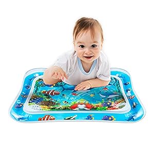 VOCH GALA Inflatable Tummy Time Water Mat, Baby Toys for 3 6 9 12 Months Infant Boys Girls, Ideal Gift for Baby to Meet…