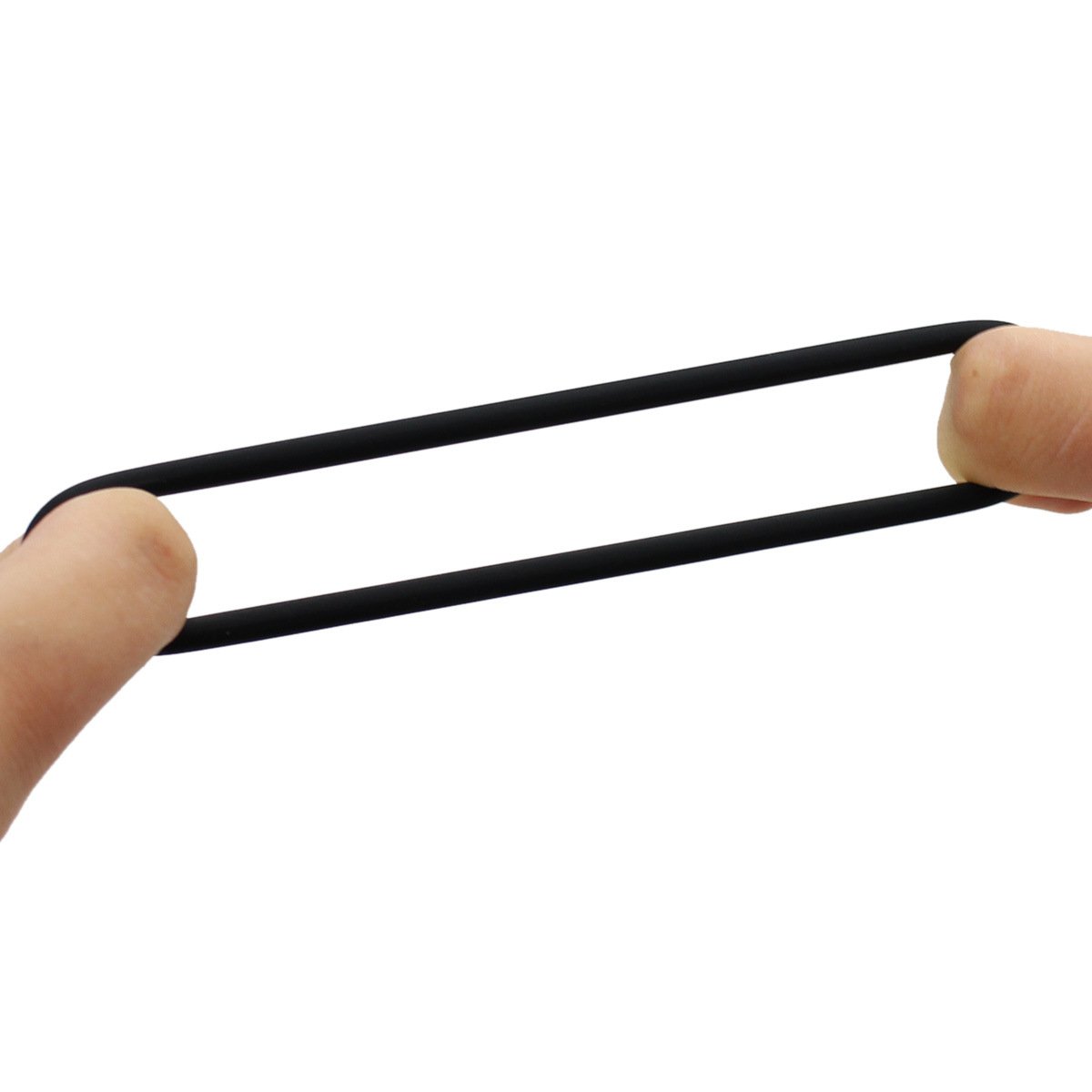 Silicone Male Enhancement Exercise Bands O Ring 3 Different Size Flexible Rings 100% Medical Grade Silicone O shape No Smell NO Fade (BLACK)