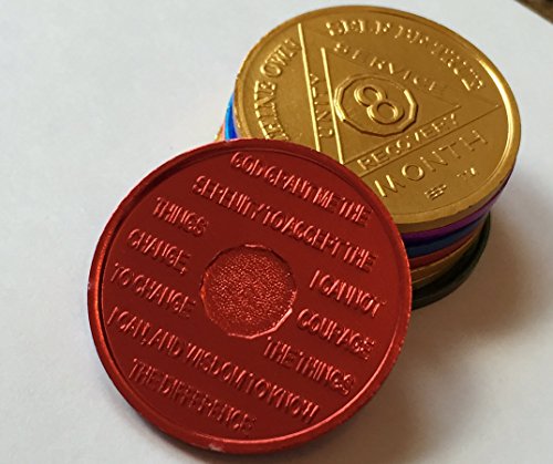 6 Recovery+Medallion+Coins+24hr+11mo+Commemorative