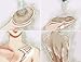 Bassion Exfoliating Loofah Back Scrubber Shower Strap for Men and Women, 100% Natural Luffa