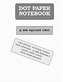 DOT Paper Notebook: 5mm square grid (metric, 120 pages): Size = 8.5