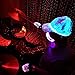 GALEXBIT Baseball Caps Flashing Optical Fiber Fabric Baseball Hat Light Up Luminescent Fiber Light Up 7 Colors LED Flash Light RGB Colors a Hat Has 7 Colors White