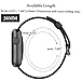 Band for Apple Watch 38mm,QIFIT Third Party Fine Woven Nylon Wrist Strap Bracelet Replacement Band with Stainless Steel Buckle for Apple Watch Series 2 / 1, Sport, Edition,38mm,Lightpink Midnightblue