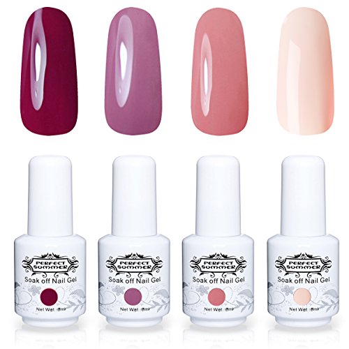 Perfect Summer Gel Nail Polish Set Soak Off