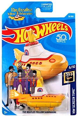 Hot Wheels 2018 50th Anniversary HW Screen Time The Beatles Yellow Submarine 26/365